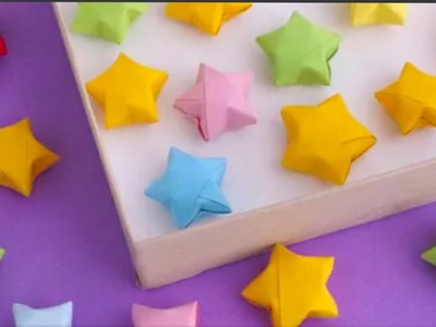 How to make paper 3D star at home without using glue | Origami star tutorial | Paper craft| #shorts