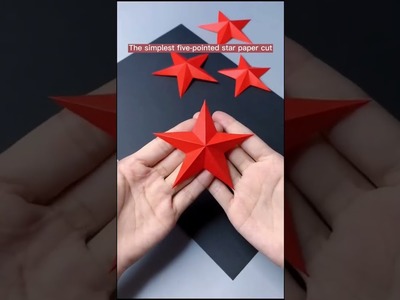 How To ⚡⚡ Make Simple and Easy Paper ???? ???? Star | DIY Paper Craft Ideas | #shorts #craft #tricks