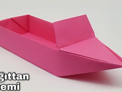 KAĞITTAN GEMİ YAPIMI | Kağıttan Neler Yapılır | Origami Boat