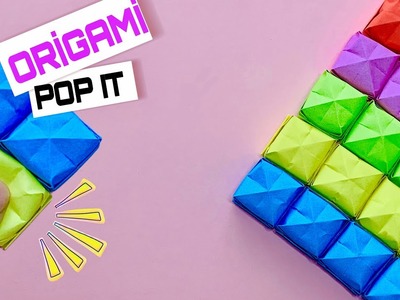 POPİT YAPIMI | Popit Nasıl Yapılır | Origami Fidget | DİY Fidget Toys