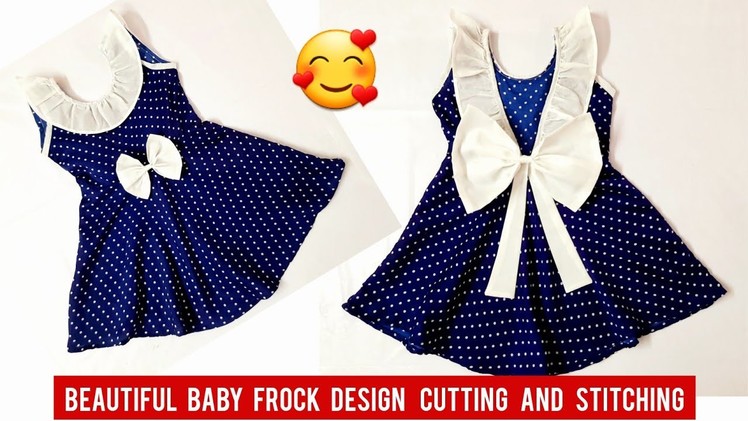 Umbrella Cut Baby Frock Design Cutting and Stitching.2-4 Year Baby Frock Cutting and Stitching | DIY