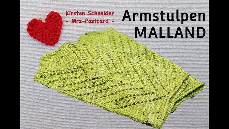 Armstulpen Malland stricken