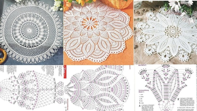 Best Handmade Crochet Center Placemat Patterns For Home Decoration - GANCHILLO CON SUS PATRONES