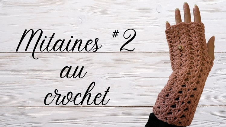 Comment faire des mitaines au crochet : tuto facile en pas à pas