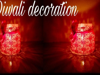 Diwali decoration ideas. festival light decoration | candle light | DIY|shadi craft