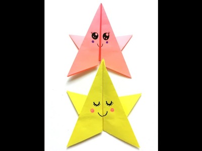 DIY origami star 1 minute paper star⭐ll Christmas star ll Easy origami star ll Christmas decoration
