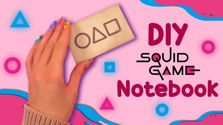 DIY Squid Game Notebook - BEST SQUID GAME CRAFT IDEAS - GREEN LIGHT RED LIGHT - VIRAL TIK TOK TRENDS