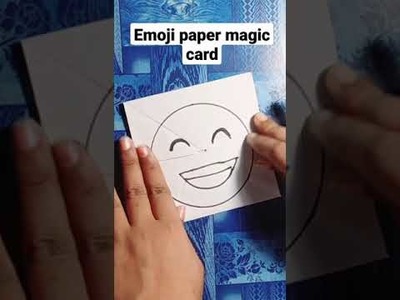 Emoji paper magic card #shorts #creativity #craft
