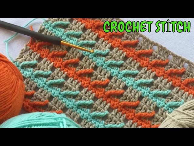 How To Crochet An Easy Stitch I Crochet Baby Blanket I Tığ işi Modeller
