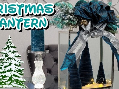How to: Decorate With Lanterns for Christmas and Make a Christmas Bow