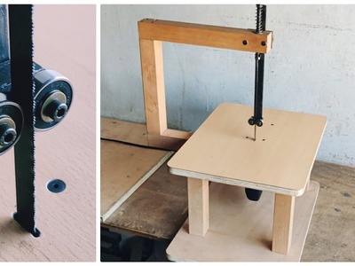 How To Make Jigsaw Table With Hacksaw Blade || DIY Jigsaw Table