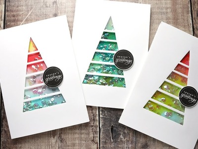 ???? LIVE REPLAY - Holiday Card Series 2021 - Day 5 - Distress Reinker Watercolor Shaker Cards