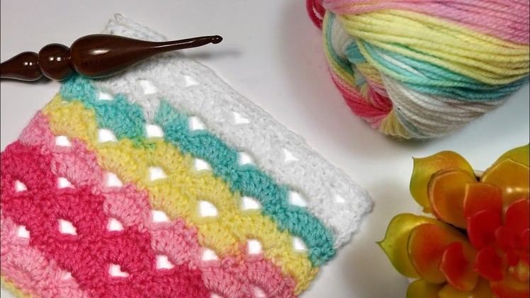 Quick Blanket or Scarf? Crochet Wheatsheaf Stitch