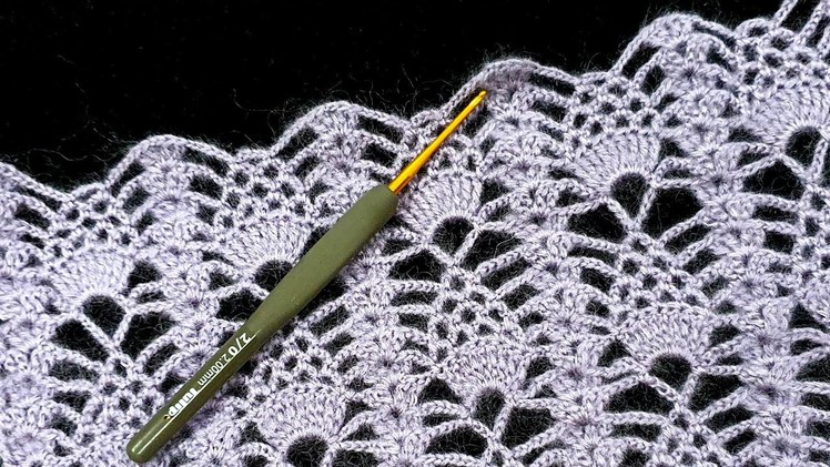 Super easy crochet rectangular shawl pattern & crochet shawl pattern #crochet#knitting #shawl #easy