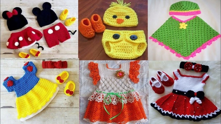 Sweater Design||Crochet Hat||Crochet Baby Frock||Crochet Shoes||Baby Sweater