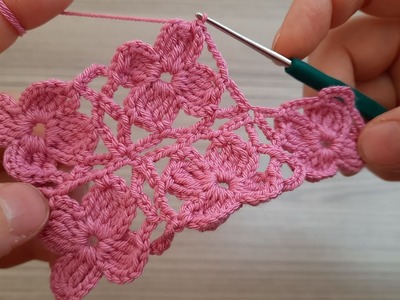 Wonderful  Crochet Flowers Baby Vest - Blanket Knitting Pattern *Trends crochet model