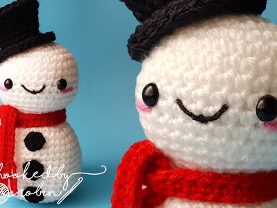 Amigurumi Crochet Snowman | NO SEWING REQUIRED ⛄