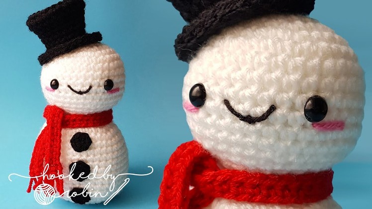 Amigurumi Crochet Snowman | NO SEWING REQUIRED ⛄