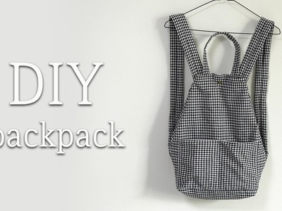 DIY Backpack. Easy Sewing