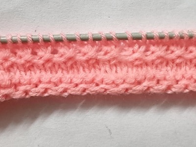 Easy chain knitting design for beginners