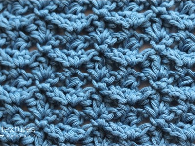 Fleur de Lys Stitch | How to Crochet using One Colour