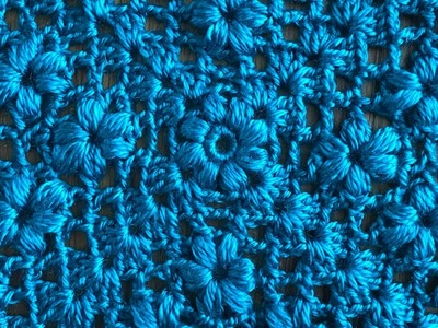 How To Crochet Continuous | Flower Afghan | Blanket | Granny Square | Motif