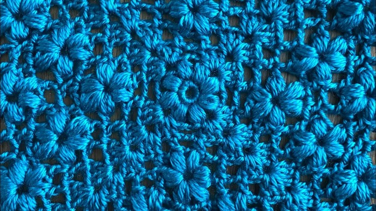 How To Crochet Continuous | Flower Afghan | Blanket | Granny Square | Motif