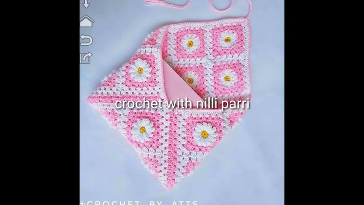 How to make crochet holy book cover