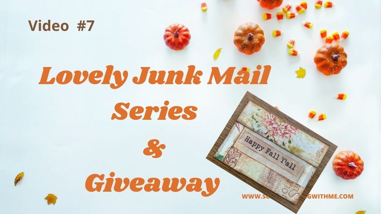 LOVELY JUNK MAIL SERIES #7 ~ CORNER TUCKS WITH A VIEW