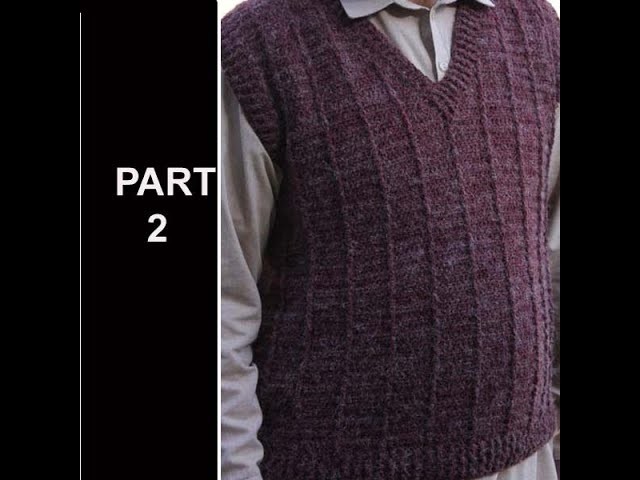 Men Sweater Large size for Beginner.Handmade Gents Woollen Sweater (Part-2)
