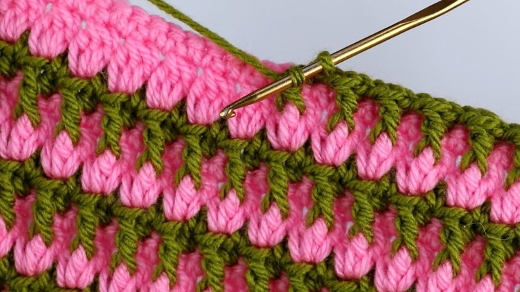 Most Beautiful Easy crochet baby blanket pattern