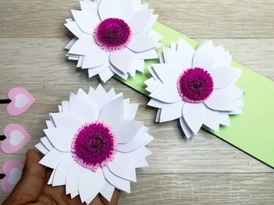 #Shorts​ #diy #craft​ Beautiful​ Paper​ Flower​ Craft​ Ideas​. Paper​ Craft​ ????100????
