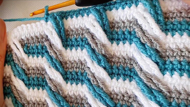 Super Easy Knitting krochet baby blanket  battaniye canta örgü modeli