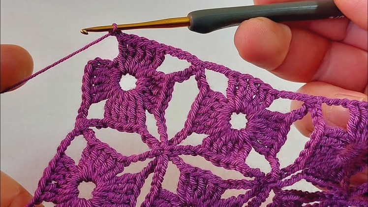 The most amazing pattern made with crochet-Tığ ile yapılmış en güzel model