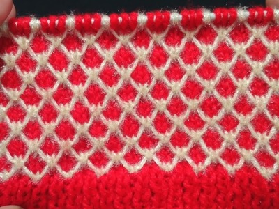 Two Colour Sweater Design||Knitting Design for Baby sweater.Cap.Ladies Cardigan.Girls Top.Kurti#139