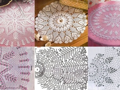 Best Handmade Crochet Center Placemat Patterns For Home Decoration - GANCHILLO CON SUS PATRONES