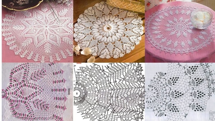 Best Handmade Crochet Center Placemat Patterns For Home Decoration - GANCHILLO CON SUS PATRONES