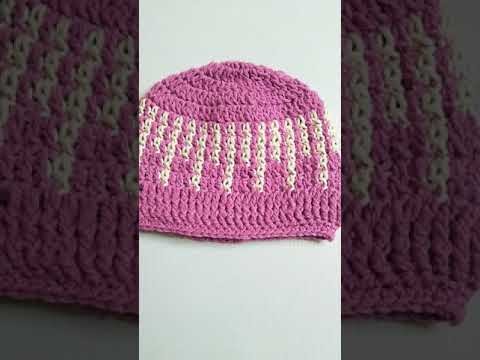 Crochet Baby Hat ( 7  ) #shorts