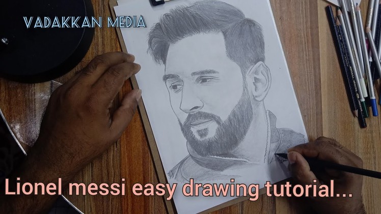 Drawing #lionelmessi. how to draw lionel Messi easy tutorial. 