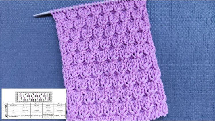 Fancy Stitch Knitting Pattern | Fantasiemuster stricken | Punto fantasia ai ferri | Punto fantasía