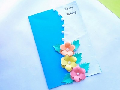 How to make beautiful handmade easy and cute birthday greeting card for best friend ????????