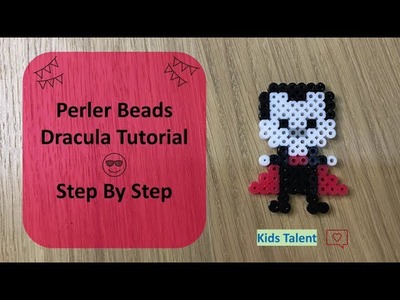 Perler Beads Dracula Tutorial for Kids