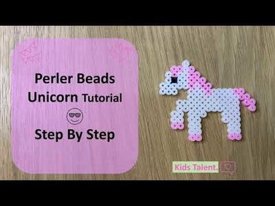 Perler Beads unicorn Tutorial for Kids