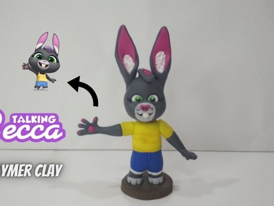 Talking Becca with polymer clay | My Talking Tom and friends | Clay art - Vicky25Crafts