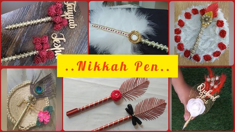 100+ Nikkah Signature Pen Decoration Ideas | Decorated Wedding Pens| Nikkah Pens | HK DESIGN & DECOR