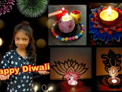 3 Simple Candle Holder for Diwali | Candle Holder DIY | Diwali Decoration ideas |