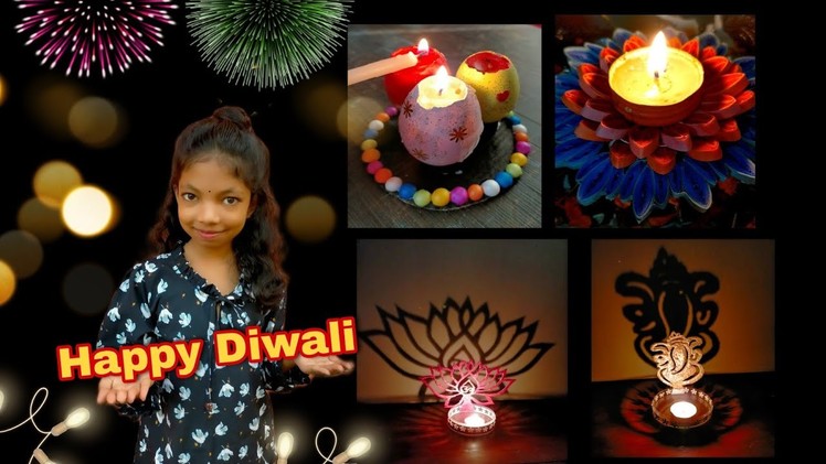 3 Simple Candle Holder for Diwali | Candle Holder DIY | Diwali Decoration ideas |