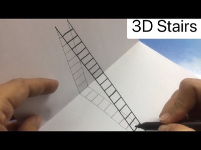 3D Stairs Drawing