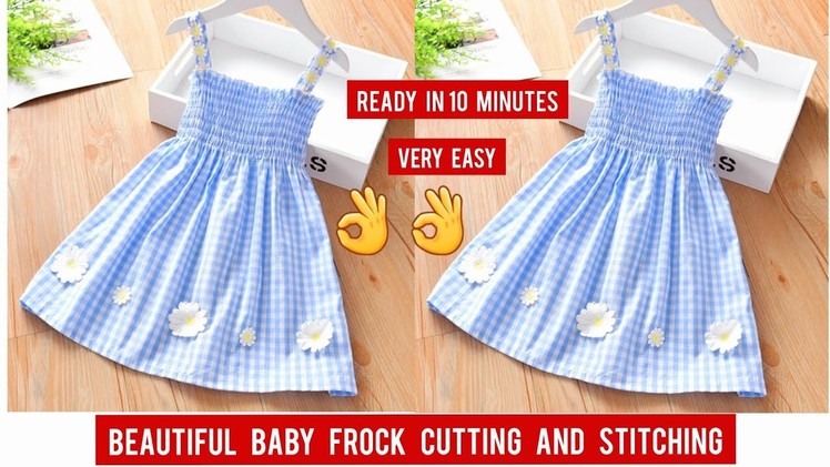 Baby Frock Cutting and Stitching.3-4 Year Baby Frock Design | DIY