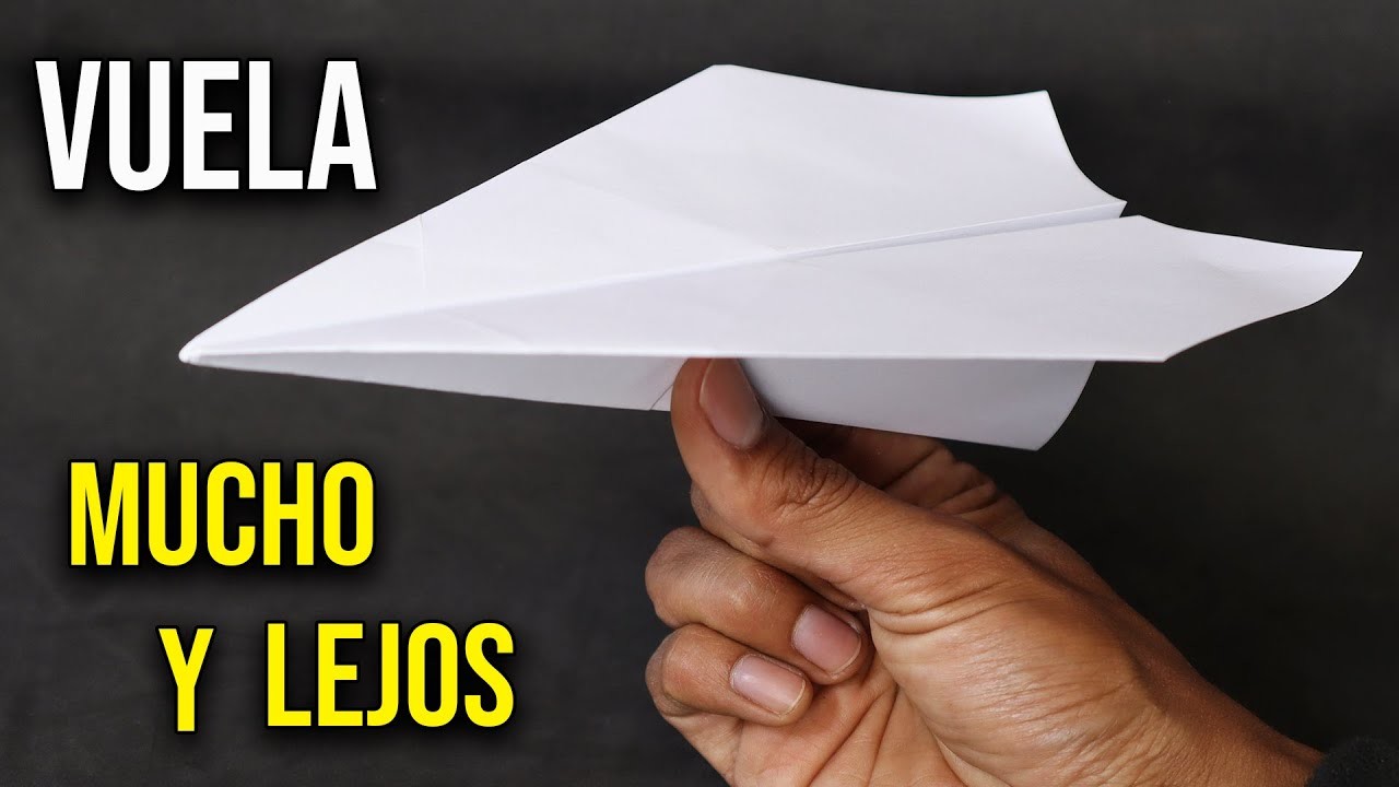Como hacer un avión de papel facil